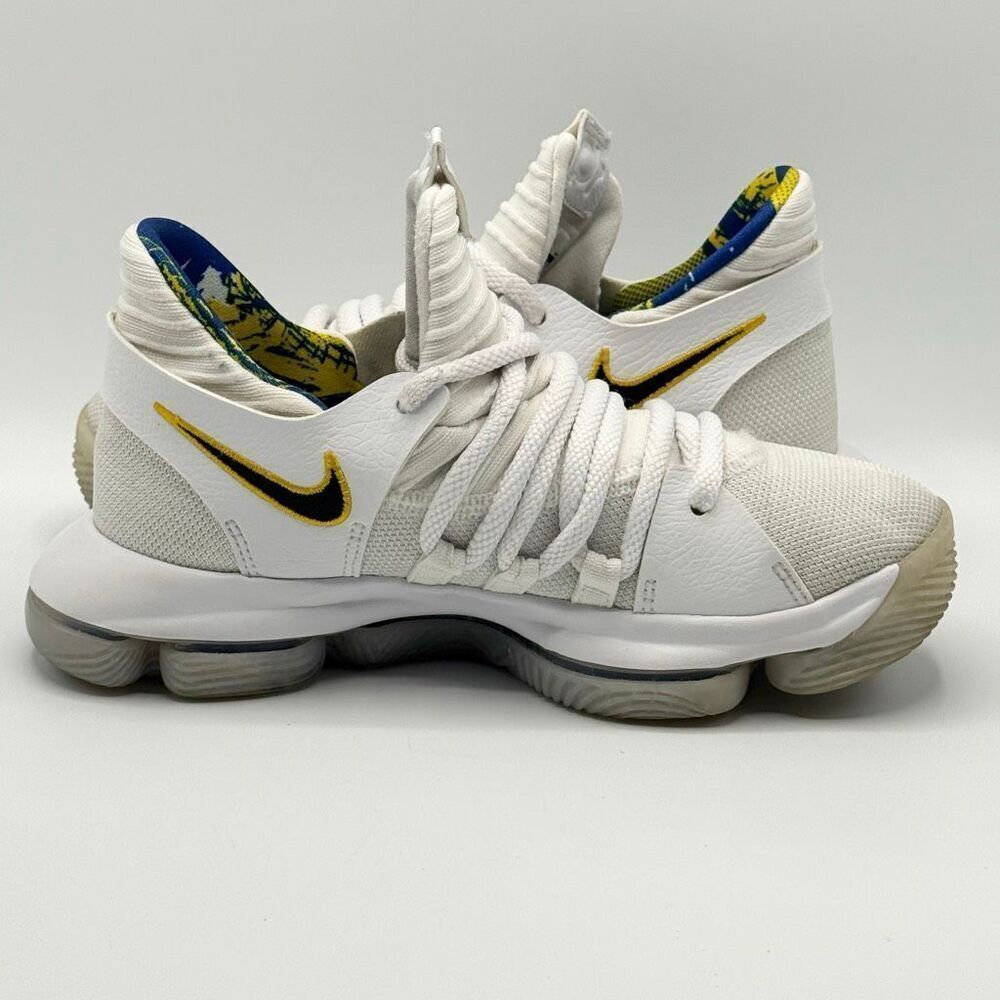 Nike Zoom KD 10 Limited EP NBA Golden State Warriors AJ7781-101 - Big Kids US 3. - Picture 9 of 13